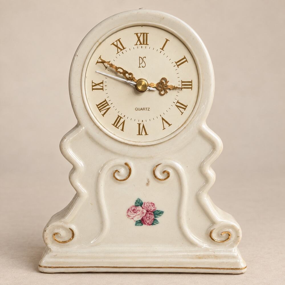 Vintage PS table Clock